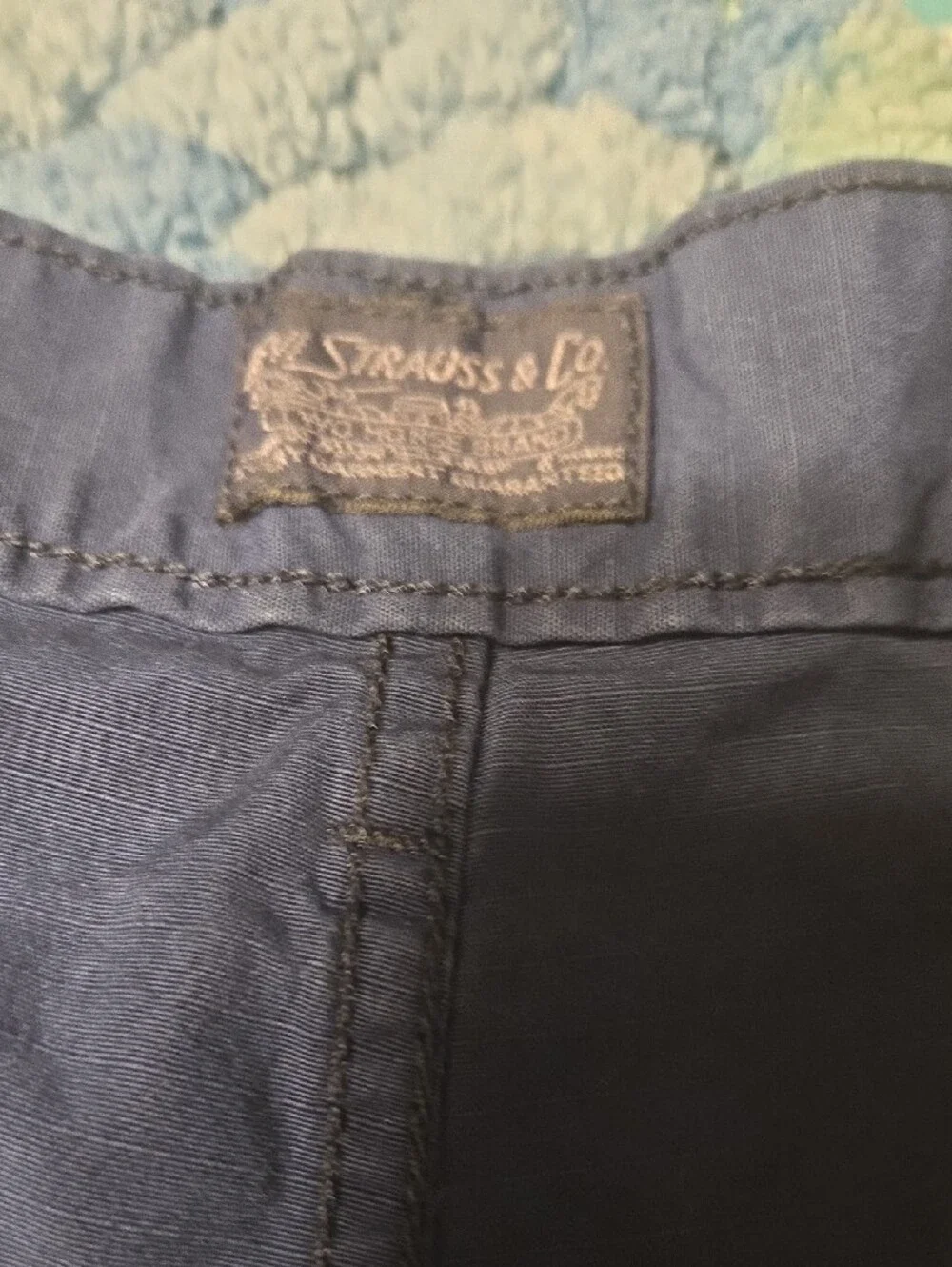 Levi's Navy Blue Cargo Shorts